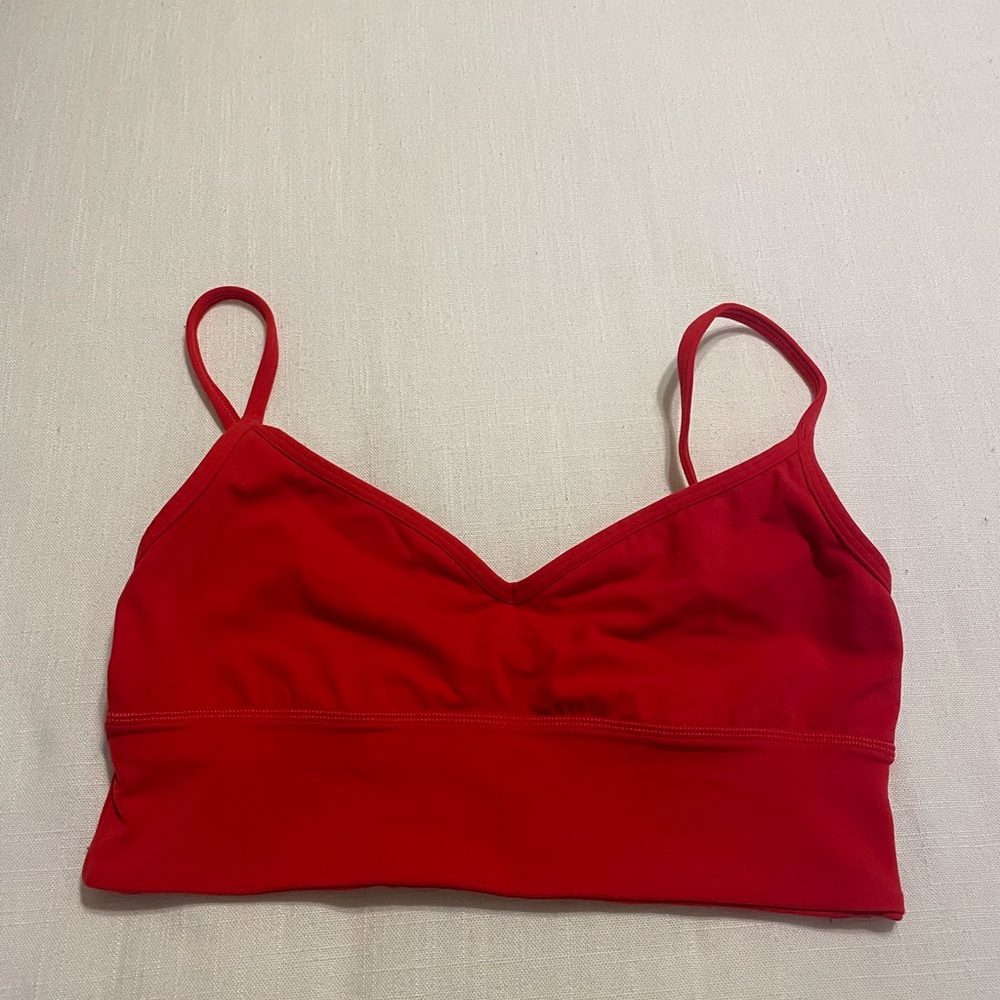 Lululemon align bra in grenadine red size 8